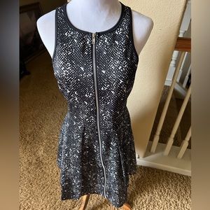 Black and white dress